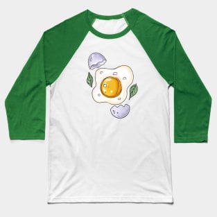 Egg with Eggshell Baseball T-Shirt